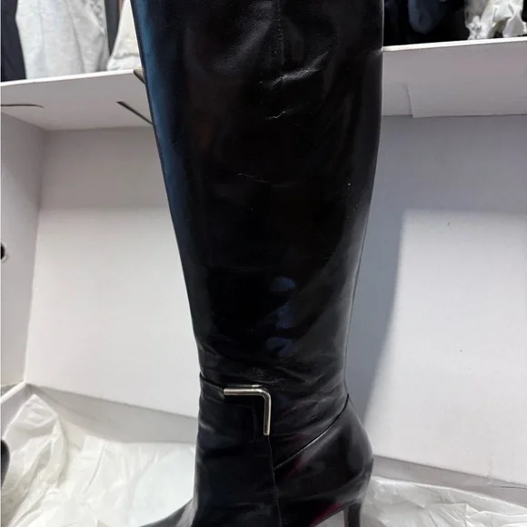 Nine West Black Heeled Boots - Picture 3 of 7